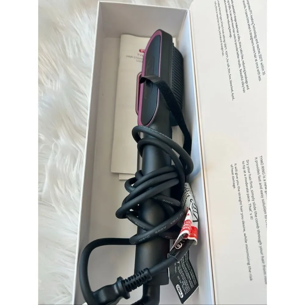 Tymo ring hair straighter brush